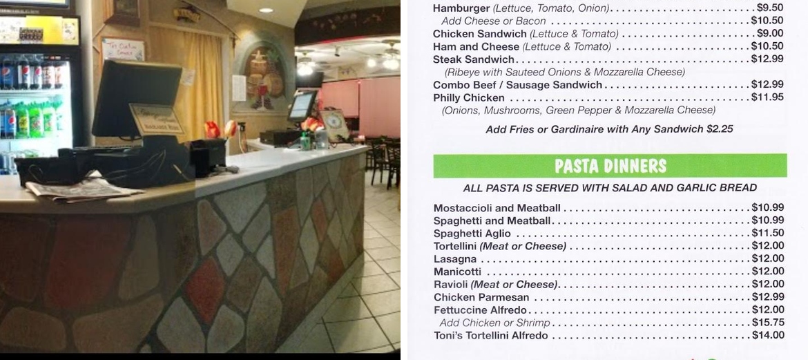 Toni's Pizza & Italian food